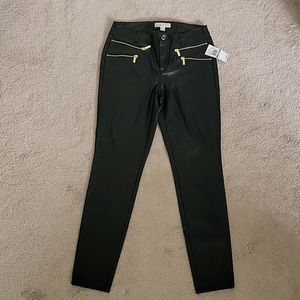 Black leather Michael Kors pants